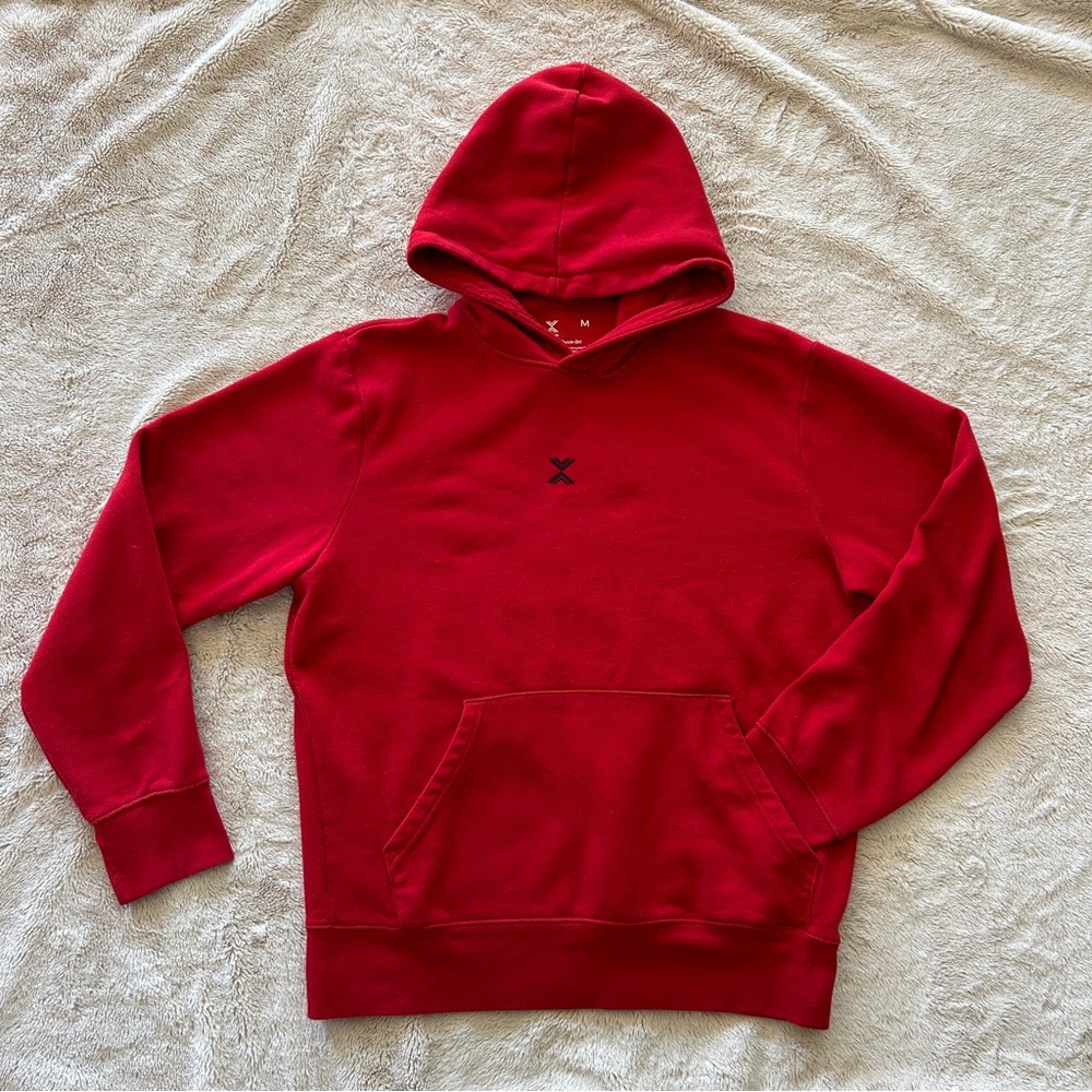 Xersion Hooded‎ Sweatshirt, Red, Size Medium